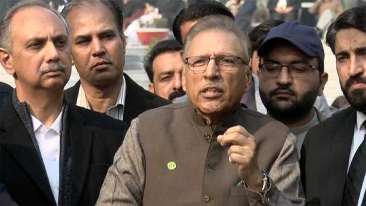 Ex-President Alvi expects that Imran Khan would be freed shortly. Channel News Pakistan