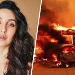 It was scary: Nora Fatehi's rapid evacuation from a Los Angeles hotel during wildfires | Popular singer Nora Fatehi has spoken out about her horrific ordeal during the recent wildfires in Los Angeles. Channel News Pakistan It was scary: Nora Fatehi's rapid evacuation from a Los Angeles hotel during wildfires Channel News Pakistan