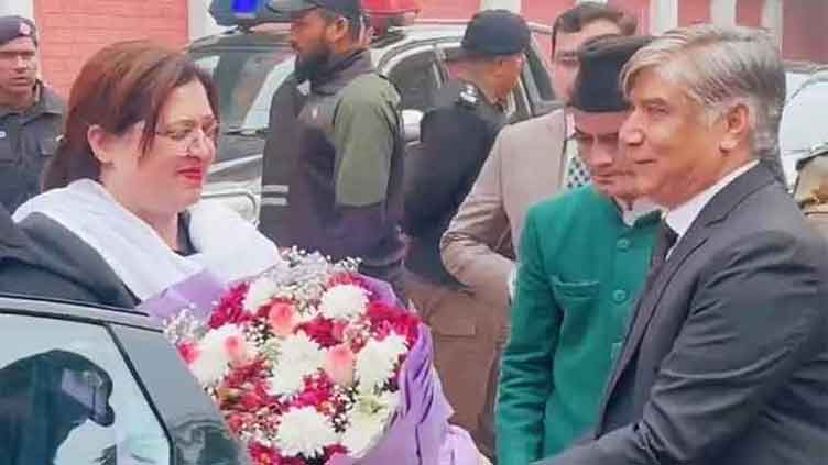 The Kasur judicial complex is inaugurated by LHC CJ Aaliya Neelum. Channel News Pakistan