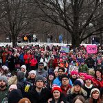 Thousands protest in Washington before of Trump's inauguration. | WASHINGTON: Thousands of protestors, mostly women, gathered in Washington on Saturday to oppose President-elect Donald Trump's inauguration, with many wearing pink hats, reminiscent of a far bigger protest at his first swearing-in ceremony in 2017. Channel News Pakistan Thousands protest in Washington before of Trump's inauguration. Channel News Pakistan