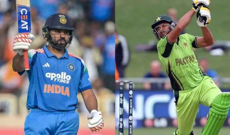 Rohit Sharma breaks Shahid Afridi's record for the most sixes in ODI cricket. Channel News Pakistan